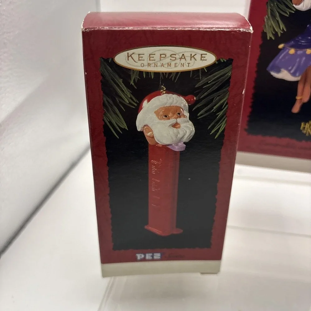 Hallmark Keepsake Ornaments~Lot of 3~Pez Santa, Esmeralda, and Counting on Succe